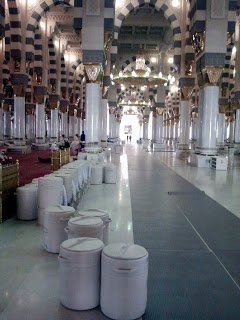 zamzam water containers in masjid nabawi.jpg